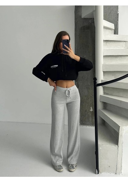 Fit Comfort Gri Salaş Pantolon indirimleri