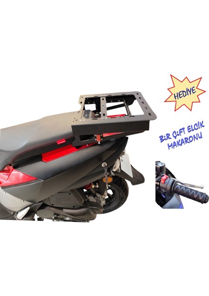 Tvs Ntorq 125 Kurye Çanta Demiri (Kayar Sistemli)