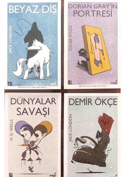 Dünyalar Savaşı - Beyaz Diş - Demir Ökçe - Dorıan Gray'in Portresi