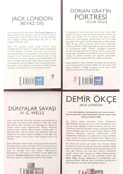Dünyalar Savaşı - Beyaz Diş - Demir Ökçe - Dorıan Gray'in Portresi fiyatları