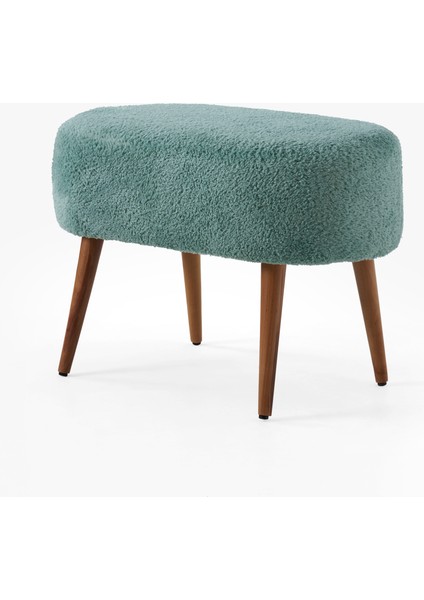 Teddy Bench ve Puff Seti Yeşil
