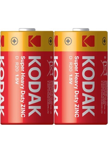 Super Heavy Duty D Boy (R20) Pil 2'li Paket modelleri