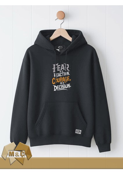 Erkek Kapşonlu Uzun Kollu Sweatshirt Mevsimlik 2 Ip Özel Tasarım Cepli Büyük Beden Hodie