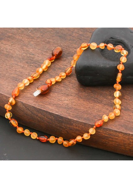 Bebek Damla Kehribar Diş Kolye fırsatları