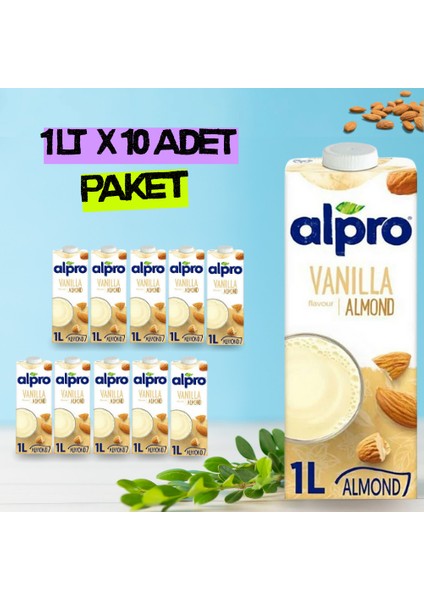 Vanilya Badem Sütü 1 Lt x 10 Adet