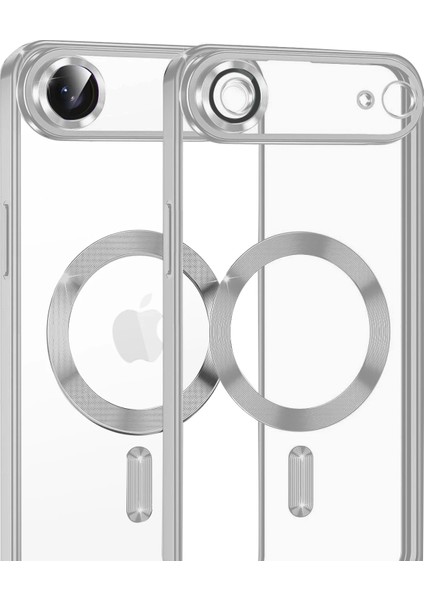 Apple iPhone 17 Air Için Magsafe ile Uyumlu Kılıf Kamera Lensli Korumalı Şeffaf Silikon Kapak fiyatları