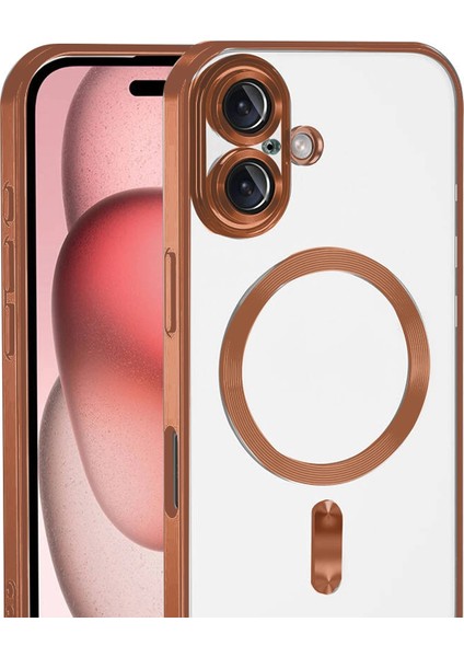 Apple iPhone 17 Için Magsafe ile Uyumlu Kılıf Kamera Lensli Korumalı Şeffaf Silikon Kapak fiyatları