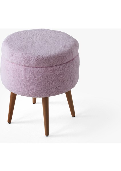 Teddy Bench ve Puff Set Pembe