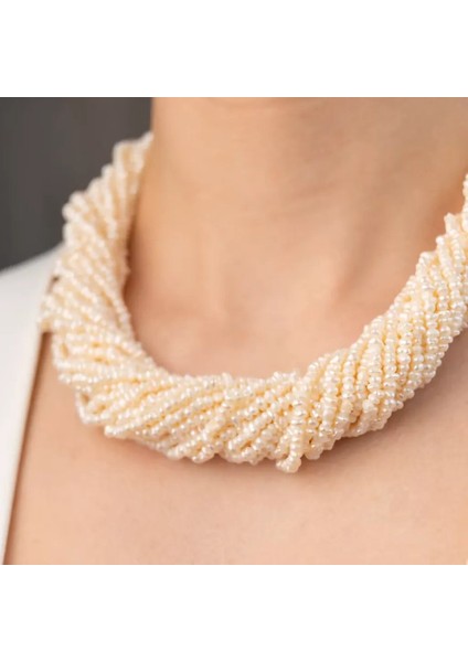 Burgu Formlu Çok Sıralı Kolye fiyatları