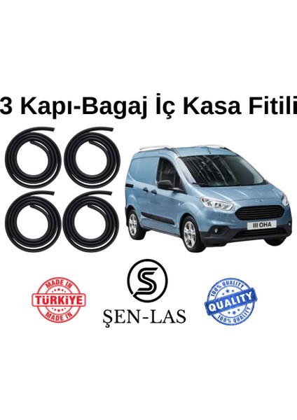 Ford Courier Panelvan (2014-2023) Şen-Las 3 Kapı + Bagaj Fitili ŞL35808