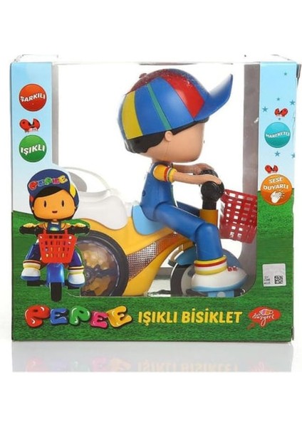 Düş Yeri Işıklı ve Sesli Oyuncak Bisikletli Pepe 17X17 cm fiyatları