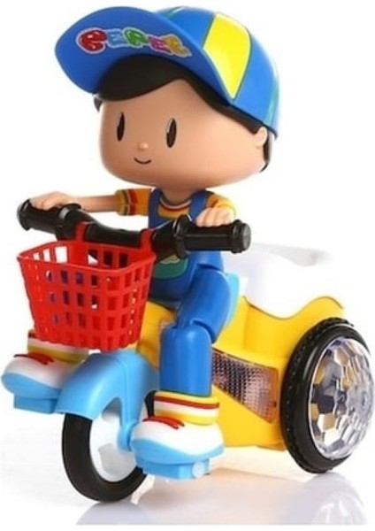 Düş Yeri Işıklı ve Sesli Oyuncak Bisikletli Pepe 17X17 cm indirimleri