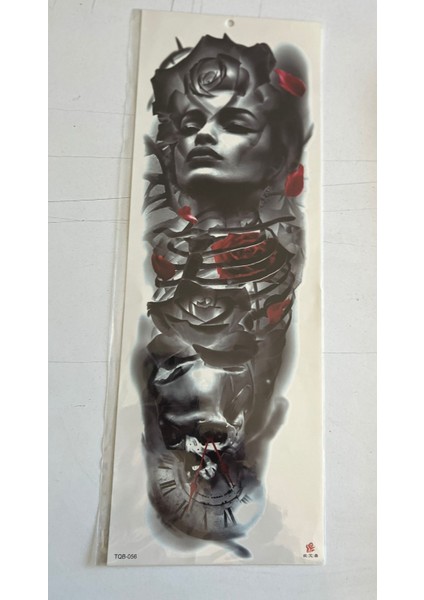 Spiritüel 1 Hafta Kalıcı Tam Kol Bacak Yapıştırma Geçici Dövme 46 cm