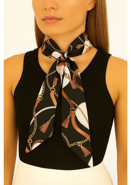 Lüks Şık Tasarımlı Fular 90 cm