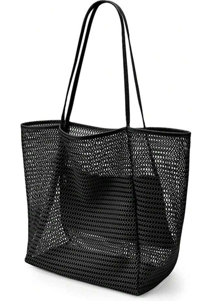 Lüks Büyük Kapasiteli Fileli Omuz Çantası fırsatları