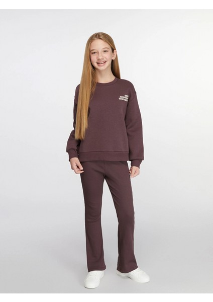 Lcw Kids Mürdüm Bisiklet Yaka Kız Çocuk Sweatshirt fiyatları