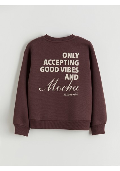 Lcw Kids Mürdüm Bisiklet Yaka Kız Çocuk Sweatshirt modelleri