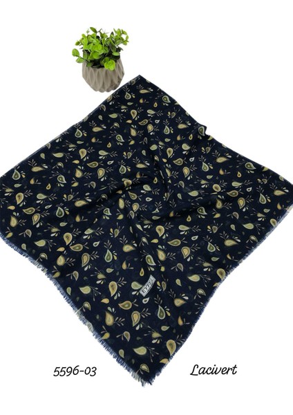 5596 Flamlı Pamuk Eşarp