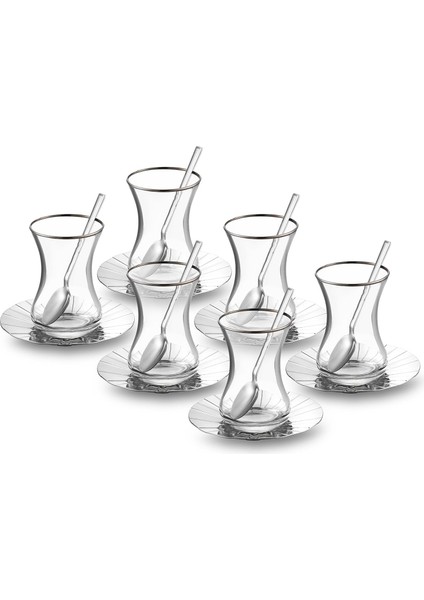 Sedna 18 Parça Çelik Çay Seti