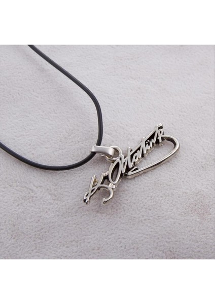 Wizard Atatürk Imzası Kolye-Siyah modelleri