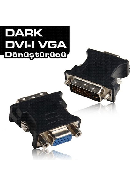 Dark Dk-Hd-Advıxvga DVI To VGA Dönüştürücü