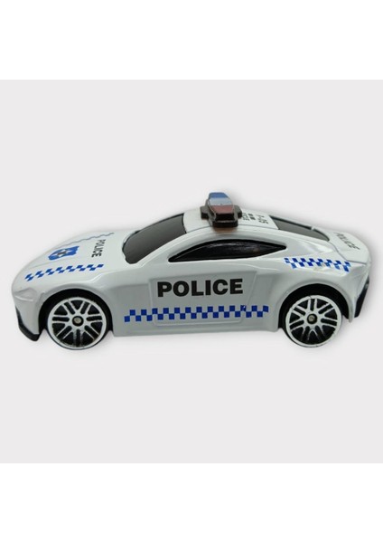 Metal Mini Polis Arabası 8 cm - Polis - 5 fiyatları