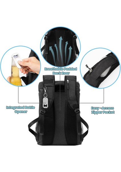 Büyük Sırt Çantası, 30L, Yalıtımlı, Su Geçirmez, Ultra Hafif, Kamp ve Mangal Için