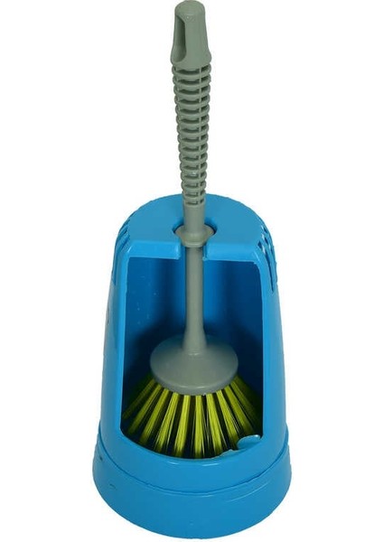 Plastik Muhafazalı Wc Tuvalet Klozet Fırça Takımı Karışık Renk ZP-136