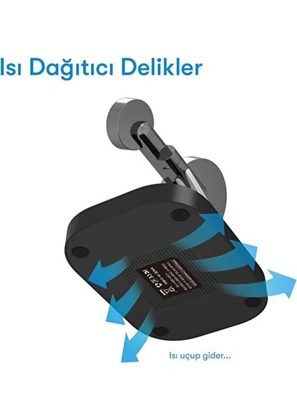 YM-UD24 Kablosuz Şarj Masaüstü Set Siyah fiyatları