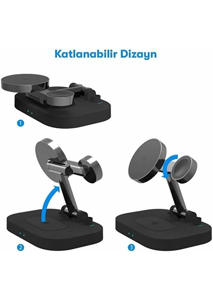 YM-UD24 Kablosuz Şarj Masaüstü Set Siyah fırsatları