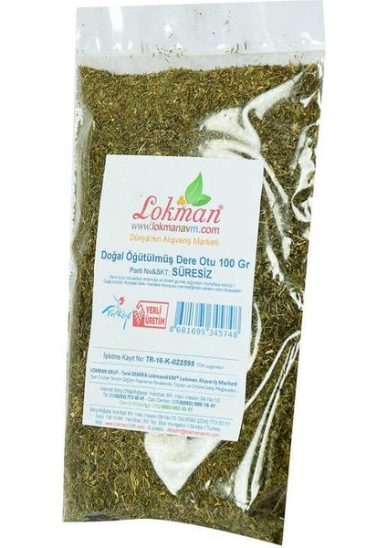 Dere Otu Öğütülmüş Doğal 100 gr Paket modelleri