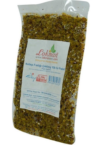 Antep Fıstığı Çekilmiş 100 gr Paket modelleri