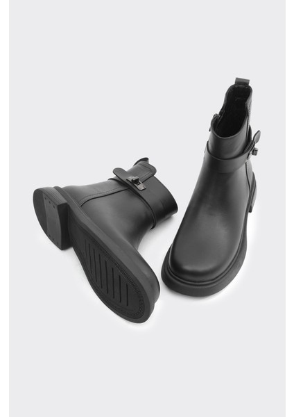 Hakiki Deri Fermuarlı Kadın Bot fırsatları