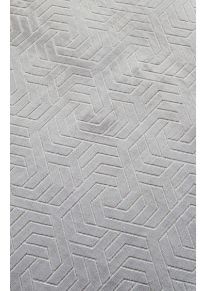 Gri Kesme Kabartmalı Kaymaz Tabanlı Salon, Koridor ve Mutfak Halısı fiyatları