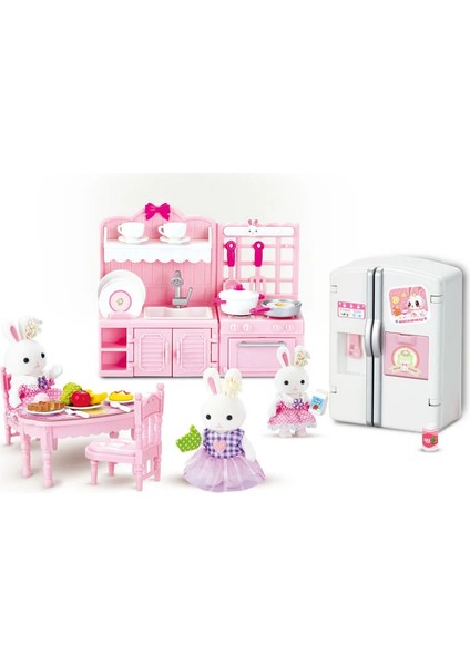Bay Dreamy Mini Tavşan Büyük Mutfak Oyun Seti