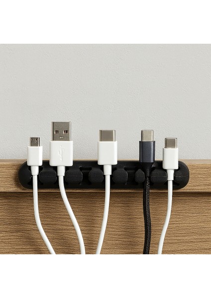 Kablo Düzenleyici 3'lü Set Kablo Tutucu