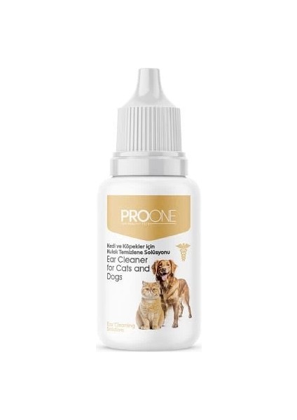 Pro One Kedi ve Köpekler Için Kulak Temizleme Solüsyonu 50 ml