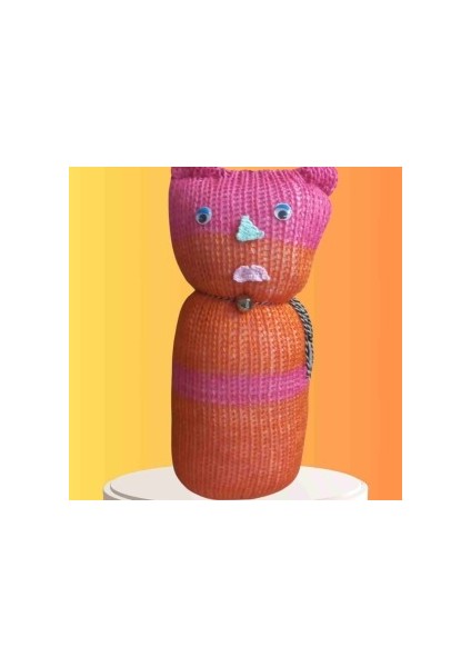 Tıkırık Örgü Yastık Uyku ve Oyun Arkadaşı Fıstık - 45 cm