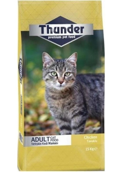 Tavuklu Yetişkin Kedi Maması 15 kg - Thn-01
