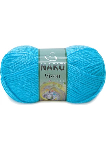 5 Adet Vizon Premium Akrilik El Örgü Ipi Yünü Renk NO:235 Nazar Boncuğu fiyatları