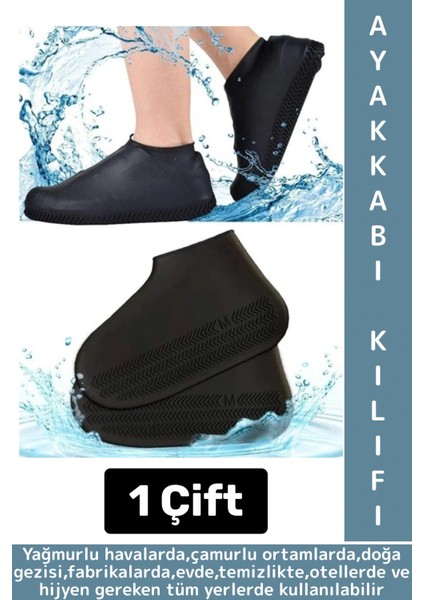 Dayanıklı Esnek Yağmur Kir Çamur Kamp Piknik Outdoor Çanta Boy Pratik Su Geçirmez Ayakkabı Kılıfı