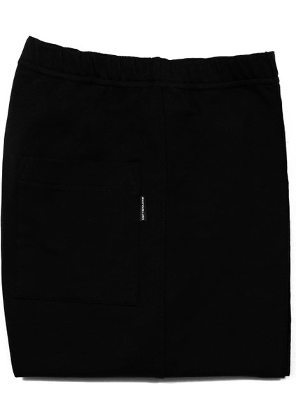 Kadın Chima Yüksek Bel Pamuk Likra Stretch Eşofman Alt Siyah fırsatları