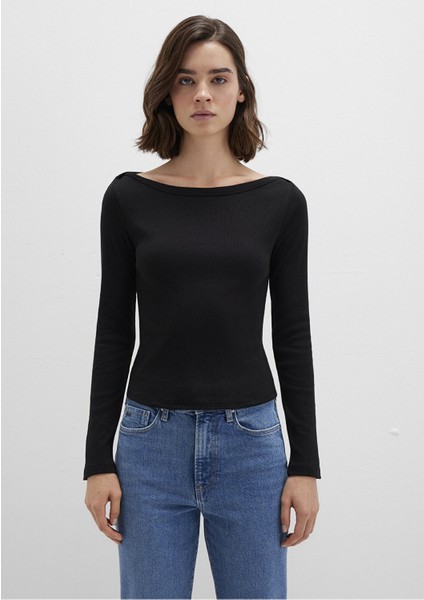 Kadın Uzun Kollu Basıc Siyah 1613622-900 indirimleri