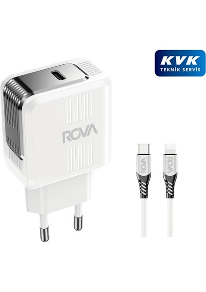 SB110L 20W Type-C To Lightning Hızlı Şarj Aleti Başlık Kablolu Set Pd 20W 1.2m Beyaz