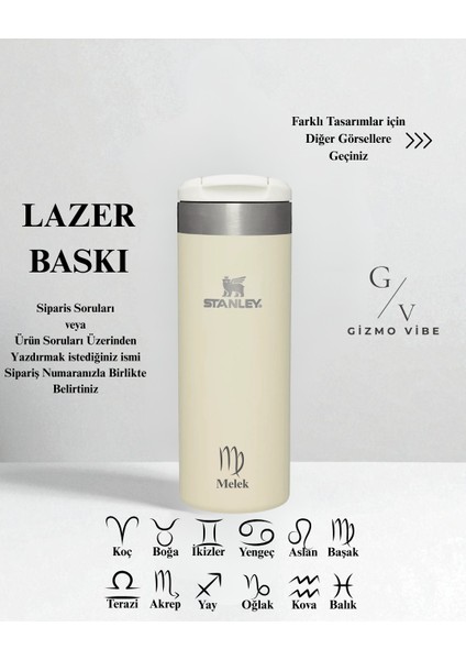 Kişiselleştirilebilir The Aerolight Transit Mug 0.47 Lt / 16 Oz Krem