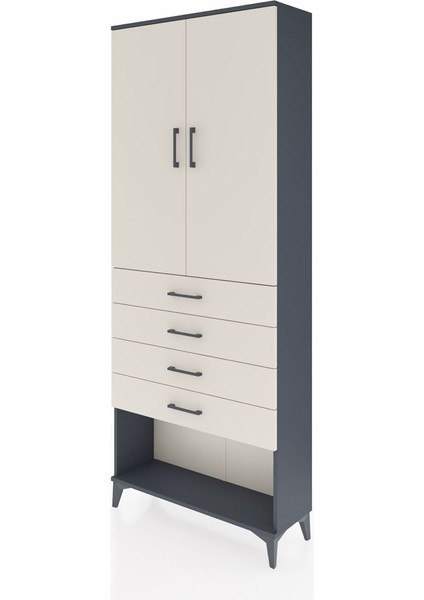 Arges Dolap 88X30X221 Antrasit-Aytaşı modelleri