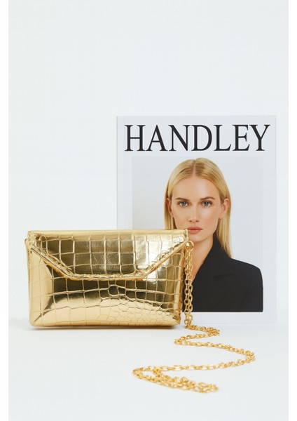 Lüks Kroko Desenli Zincir Askılı Çift Gözlü Omuz Çantası fiyatları