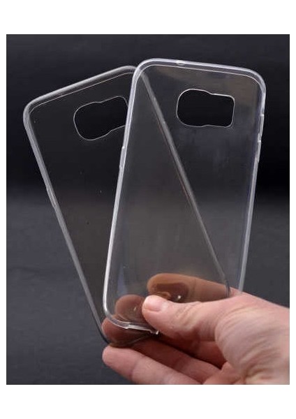 ESLIFETECH26AKSESUAR Samsung Galaxys7 Edge Uyumlu Ince Silikon Kılıf-Şeffaf