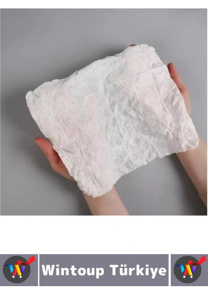 Gündelik Cep Çanta Boy Ofis Seyahat Hijyenik Tek Kullanım Suda Büyüyen Sıkıştırılmış Mendil 60 Adet fırsatları