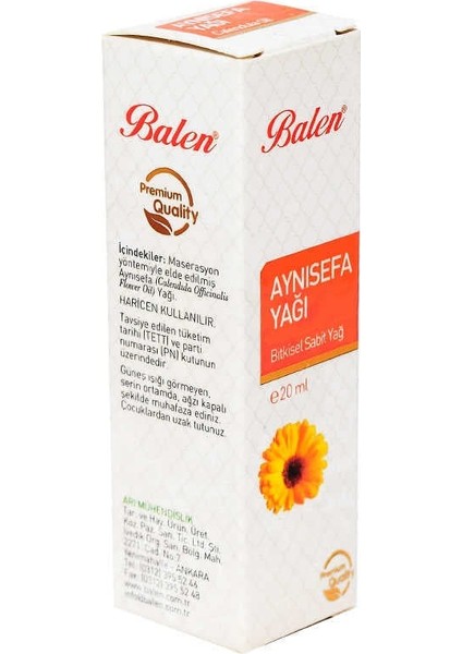Aynısefa Yağı (Maserasyon) 20 ml Cam Şişe fırsatları